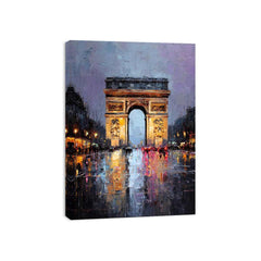 Arc De Triomphe Paris  Canvas Art Painting