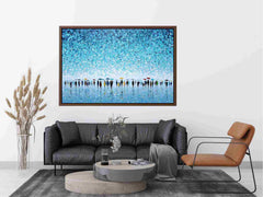 Abstract Umbrella Scene Canvas Art Painting