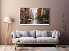 City Streets of New York Canvas Art Painting