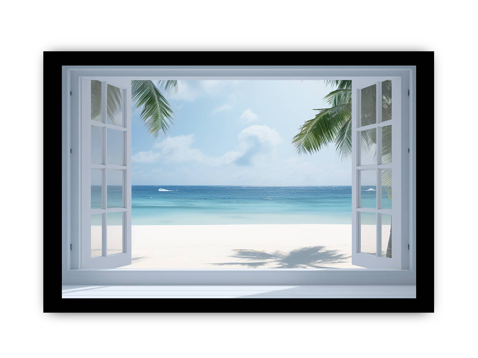 Beach Window Phuket Canvas Print