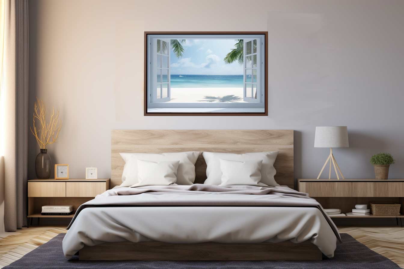 Beach Window Phuket Canvas Print