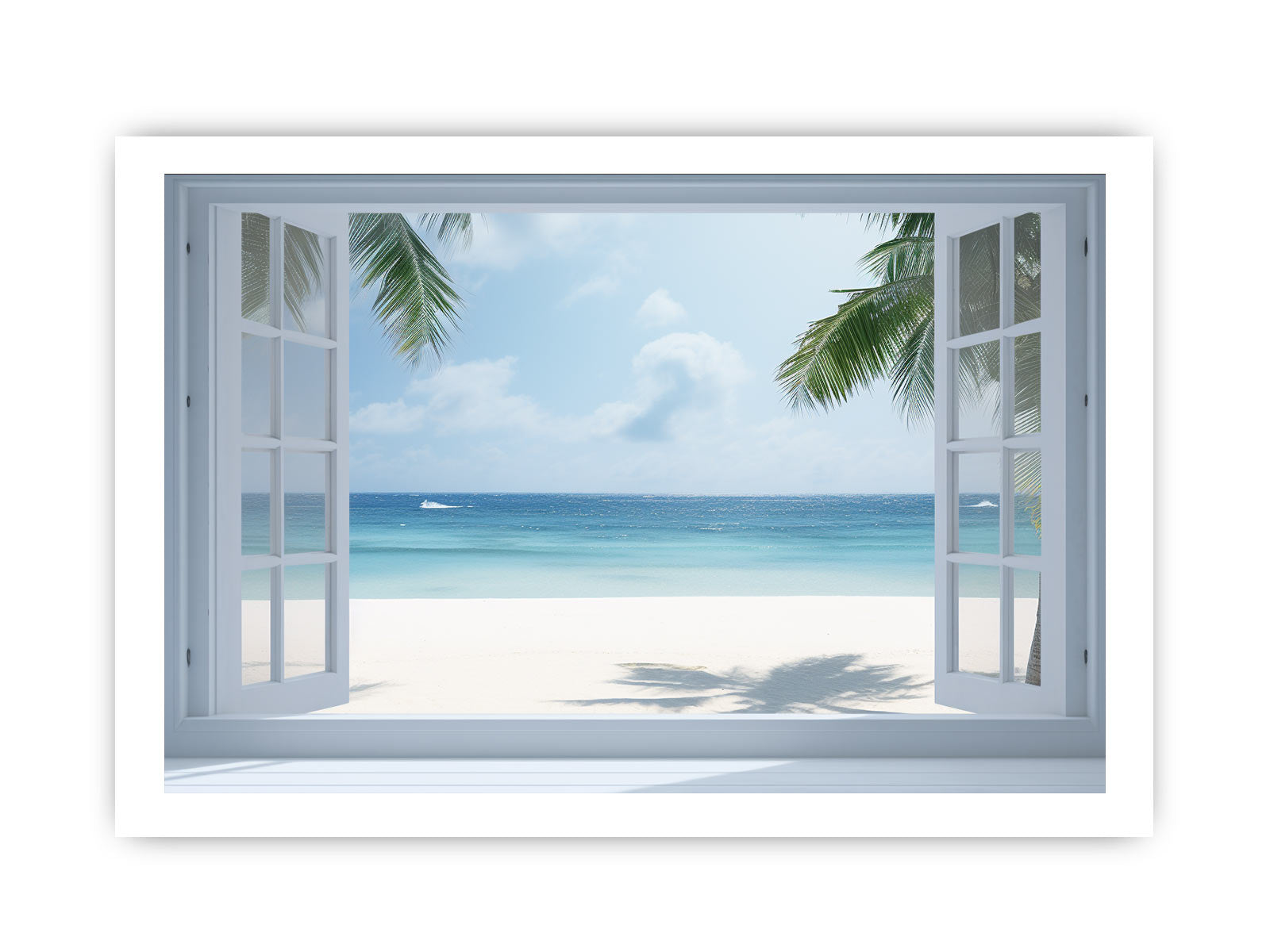 Beach Window Phuket Canvas Print