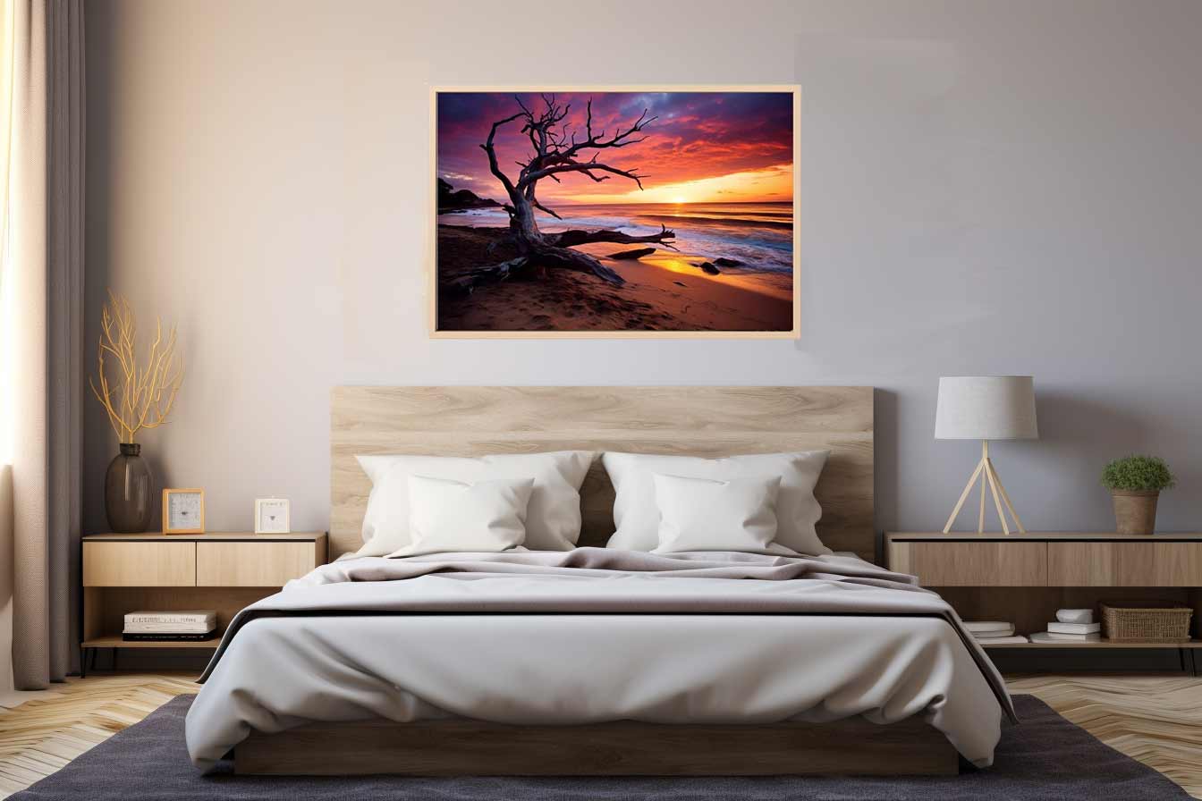 Beach Sunset Canvas Print