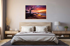 Beach Sunset Canvas Print