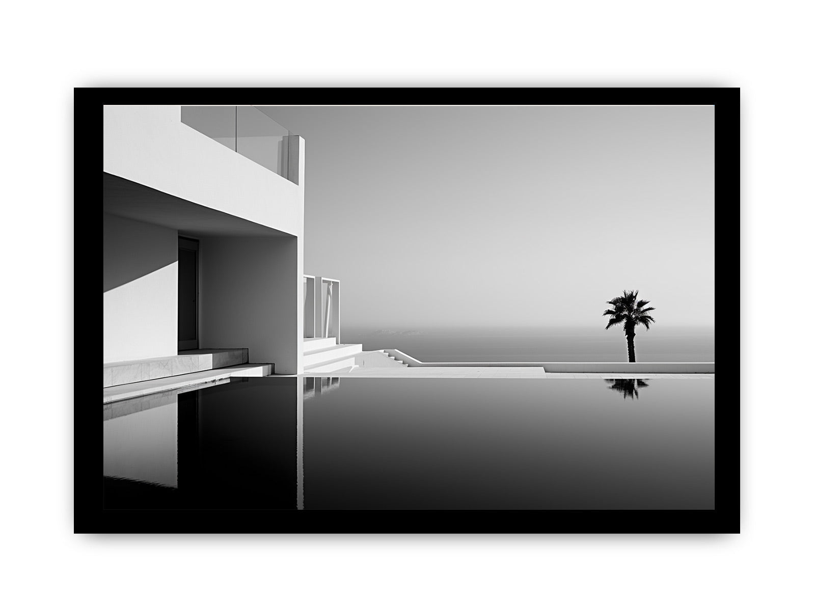Calm Water Beach House Canvas Print