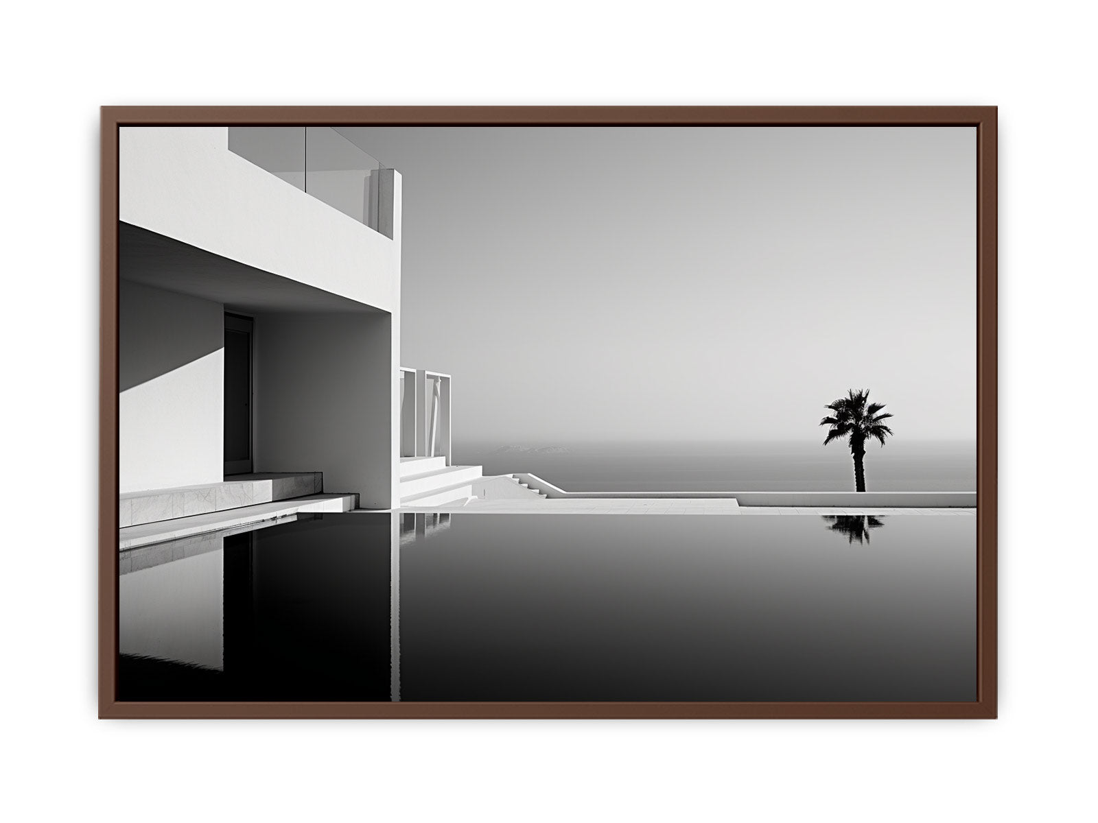 Calm Water Beach House Canvas Print