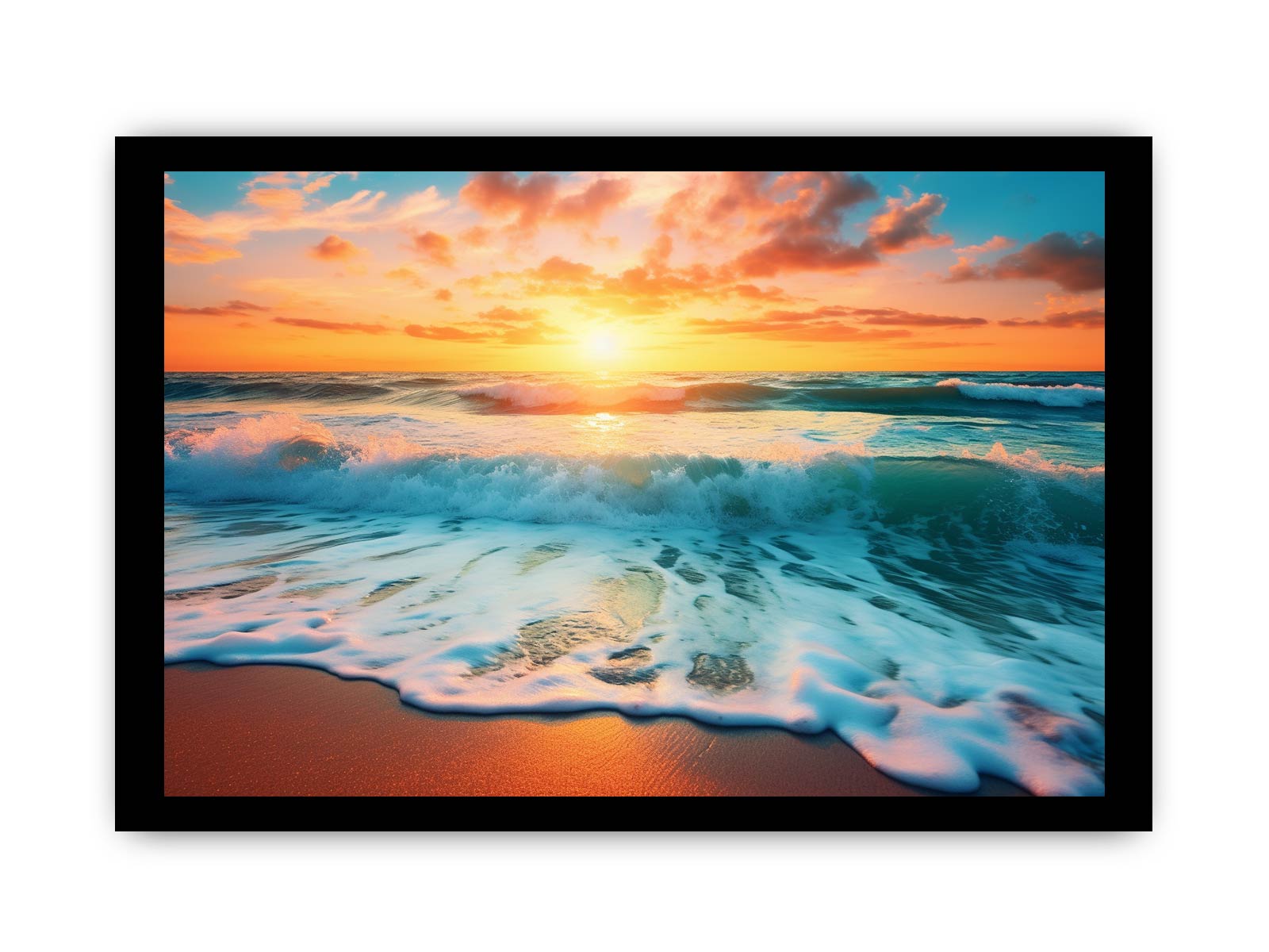 Sunset Beach Canvas Print