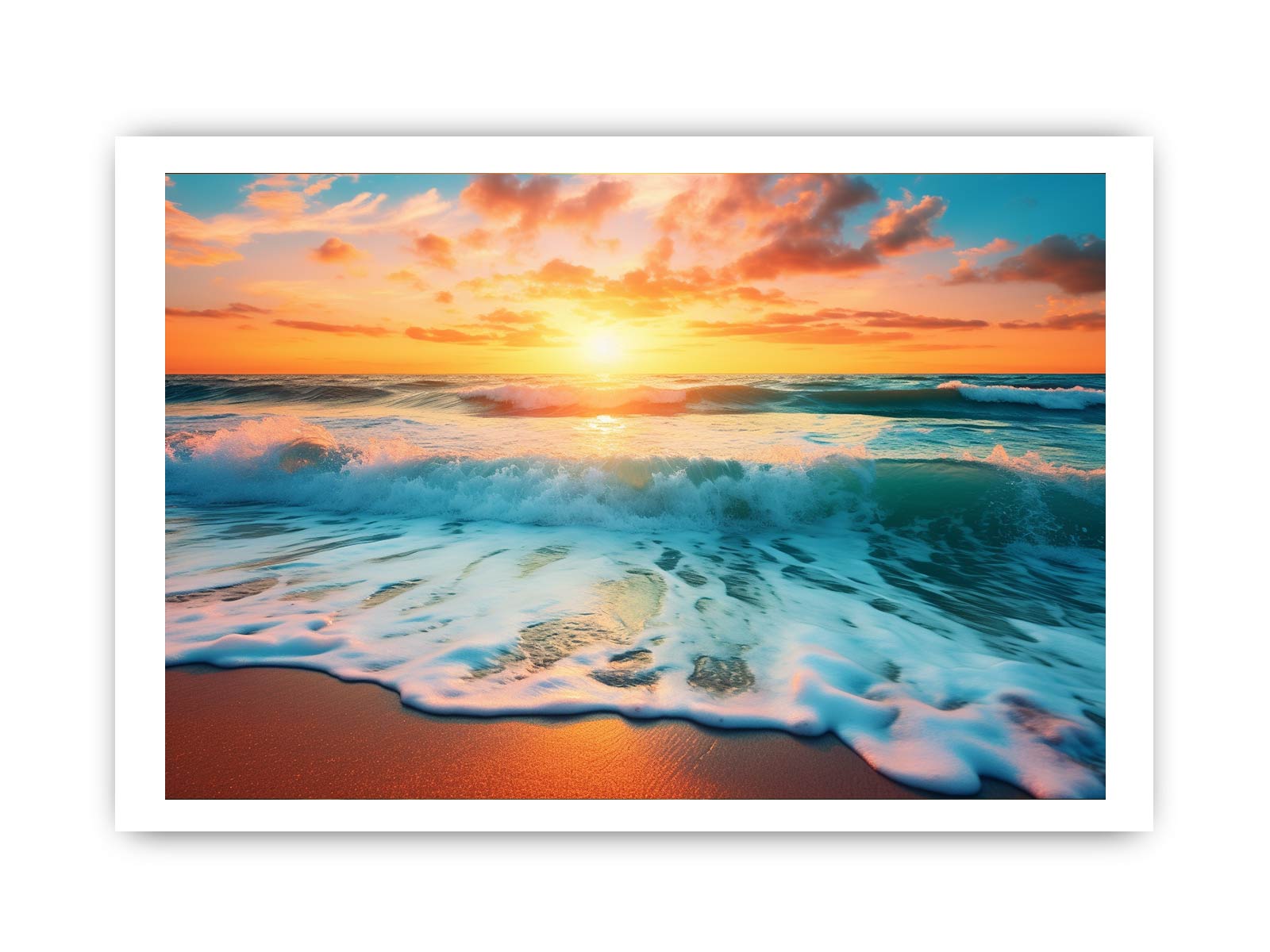 Sunset Beach Canvas Print