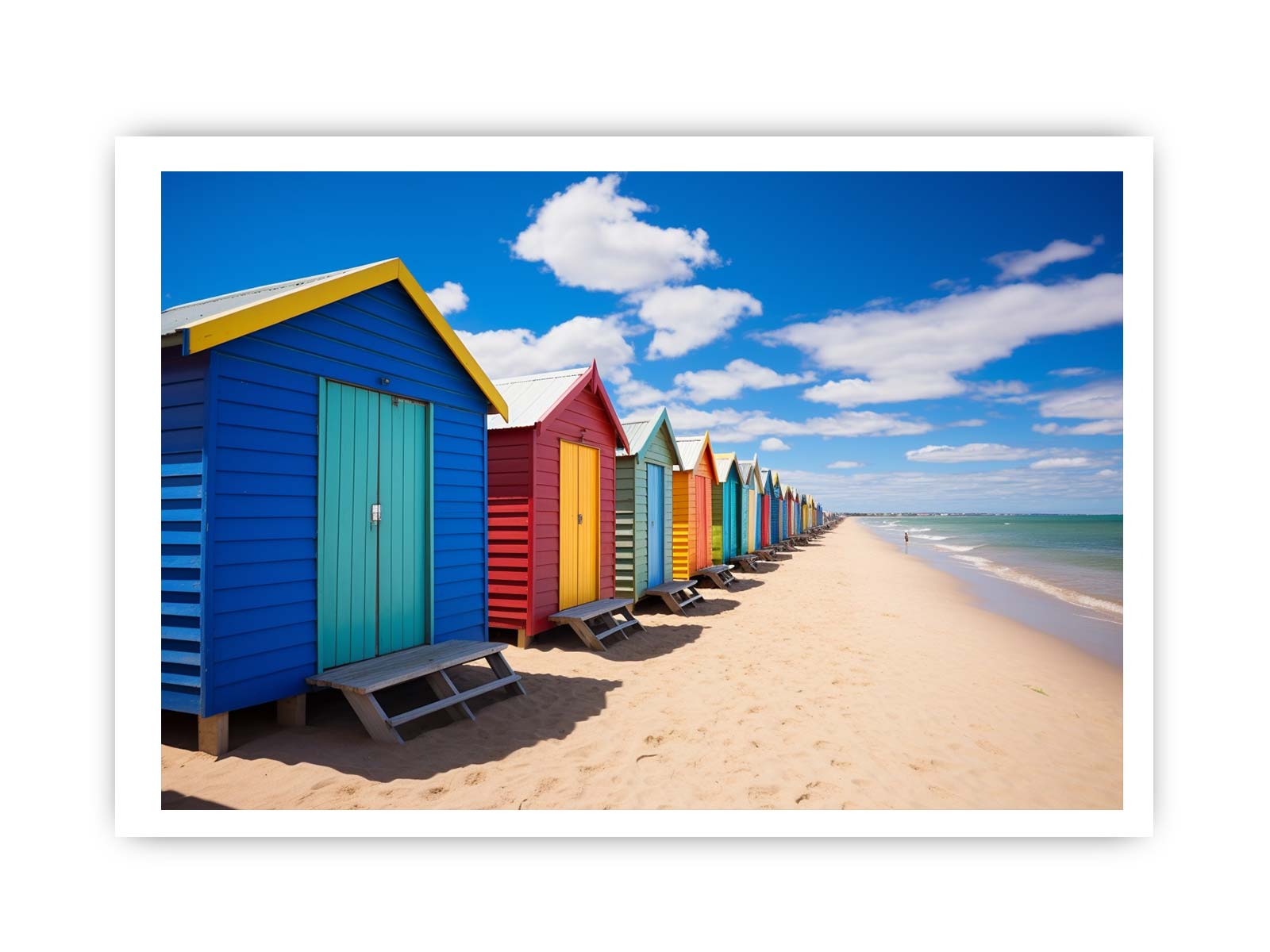Beach Huts Melbourne Australia Canvas Print