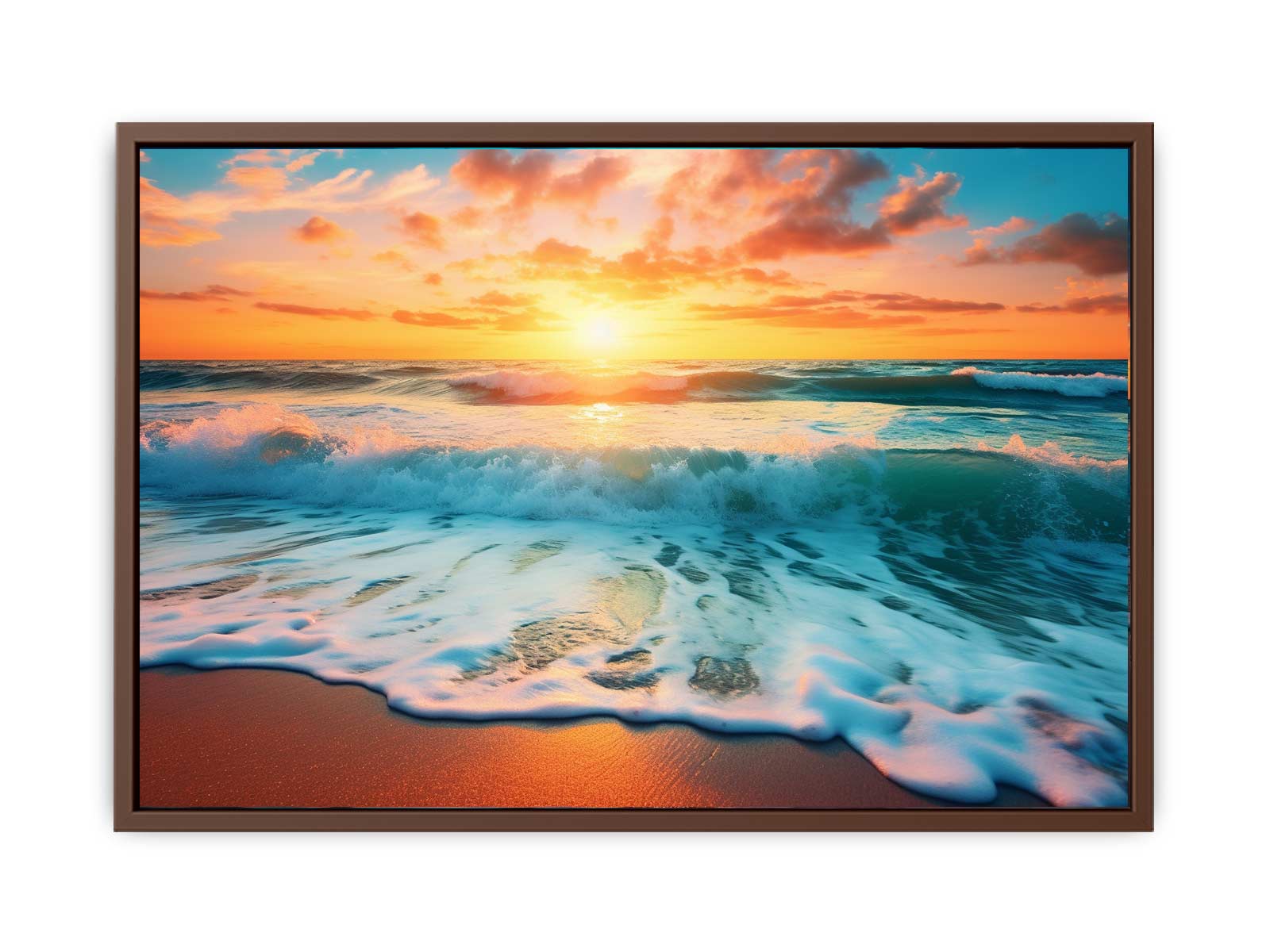 Sunset Beach Canvas Print