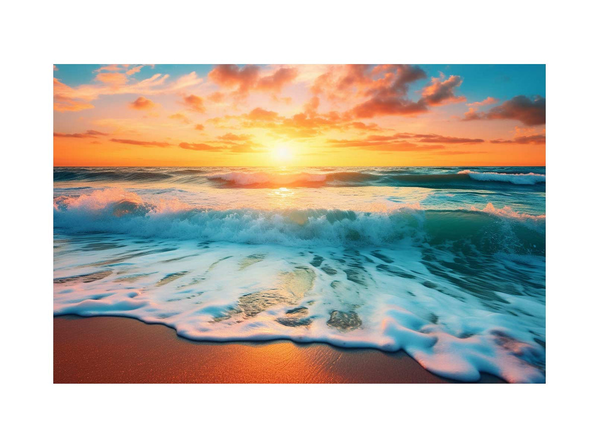 Sunset Beach Canvas Print