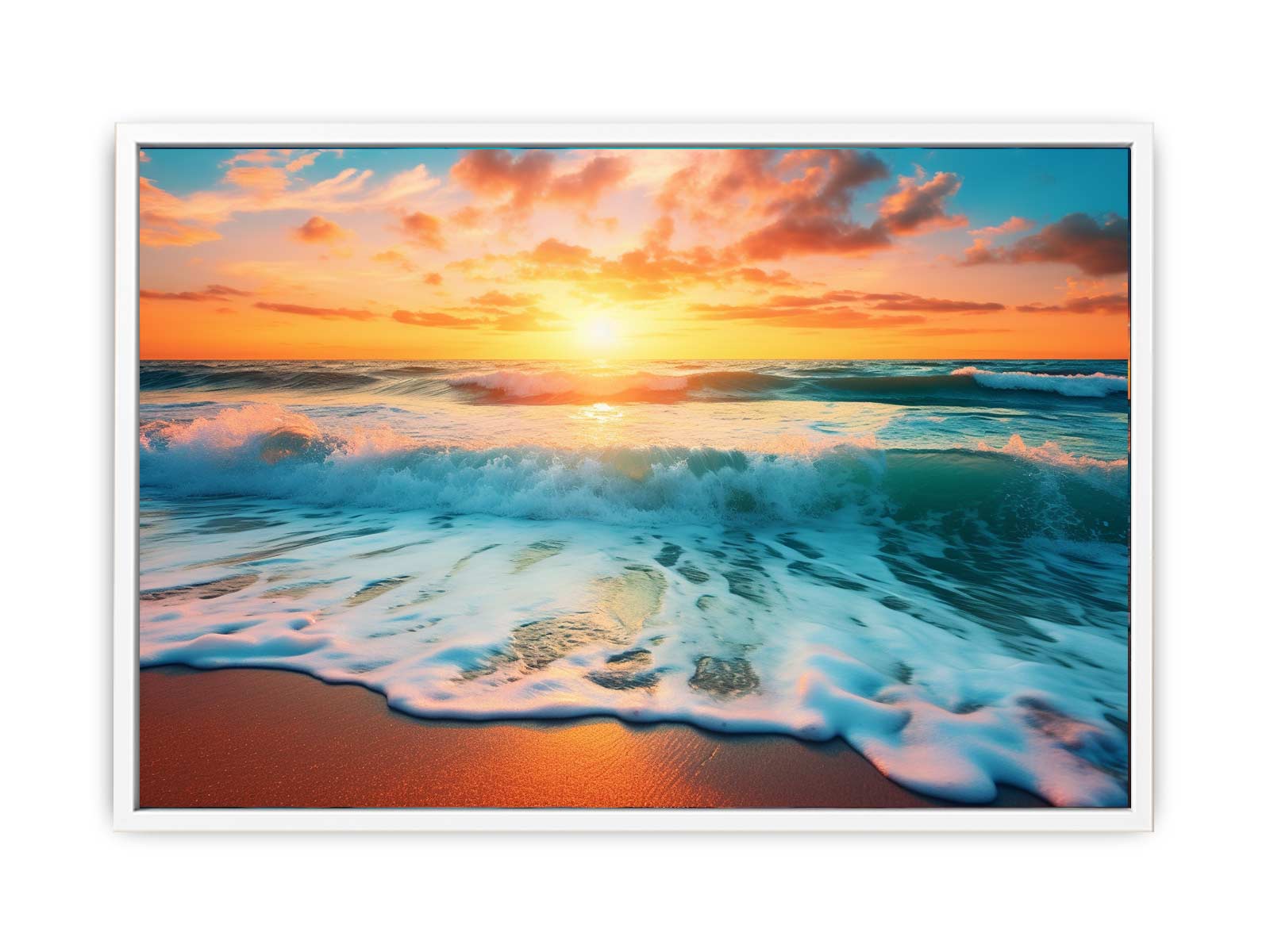 Sunset Beach Canvas Print