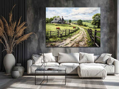 Country Artwork Canvas Print