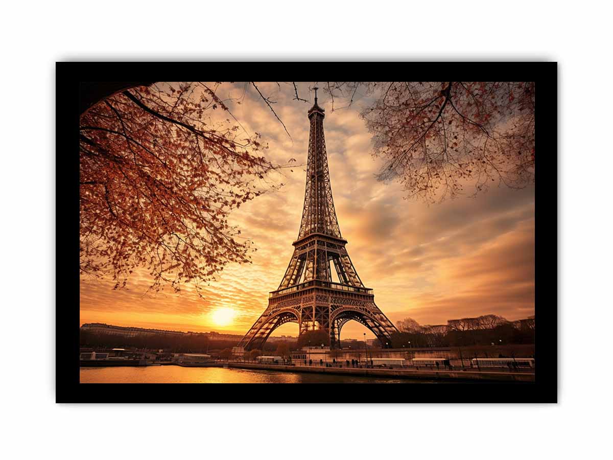 Eiffel Tower Canvas  Painting  Print