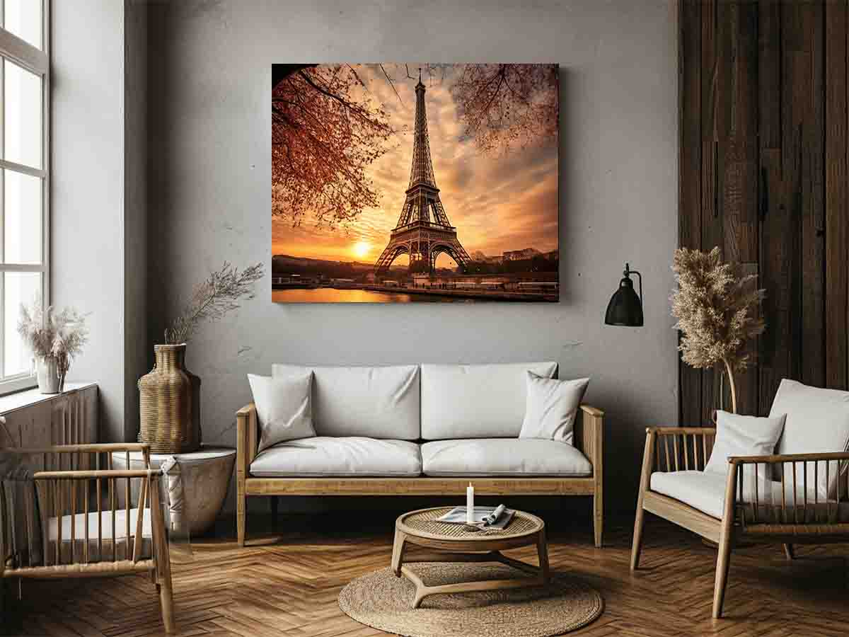 Eiffel Tower Canvas  Painting  Print