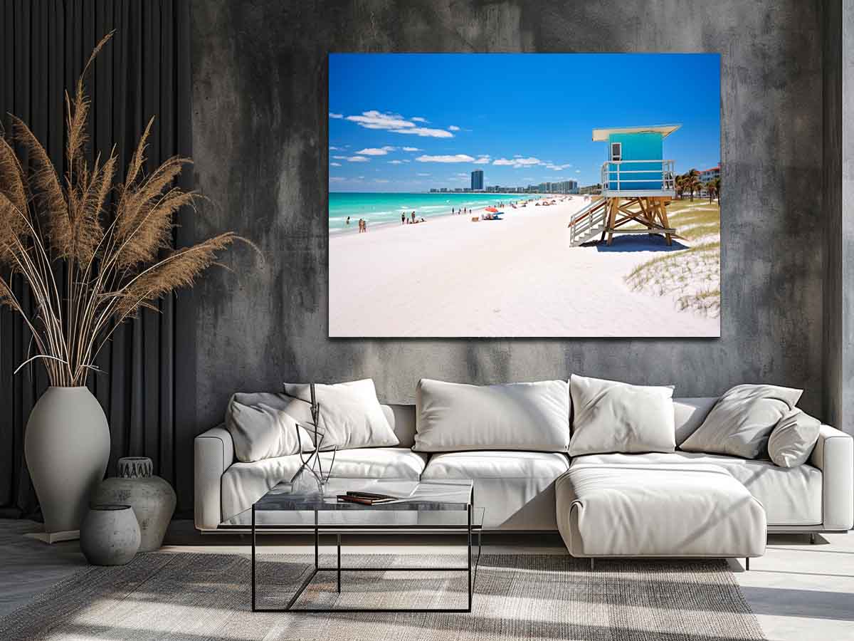 Florida Beach Art Canvas Photogrpahy painting