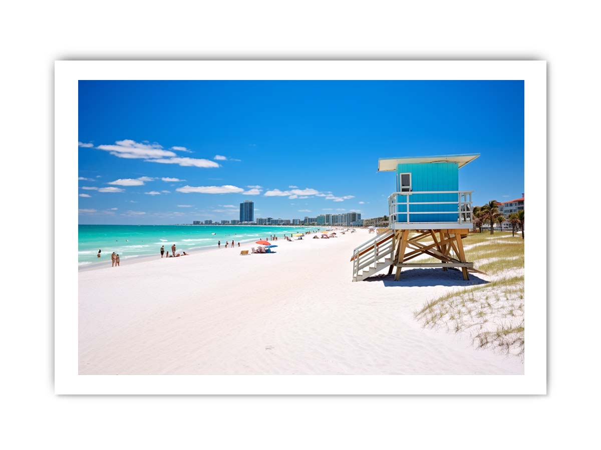 Florida Beach Art Canvas Photogrpahy painting