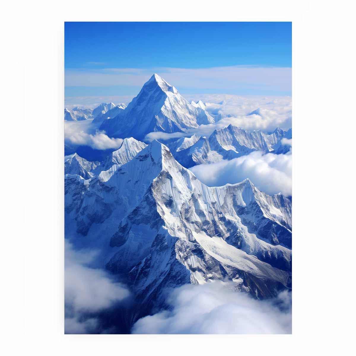 Himalaya Mount everst snow Painting