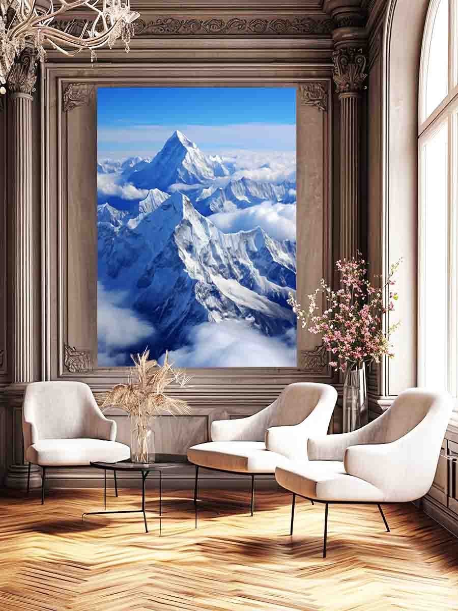 Himalaya Mount everst snow Painting