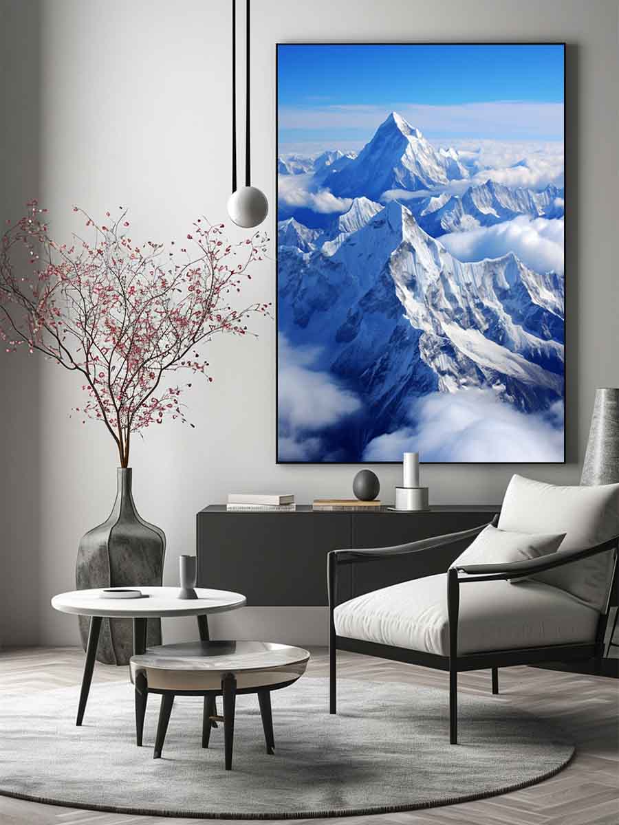 Himalaya Mount everst snow Painting