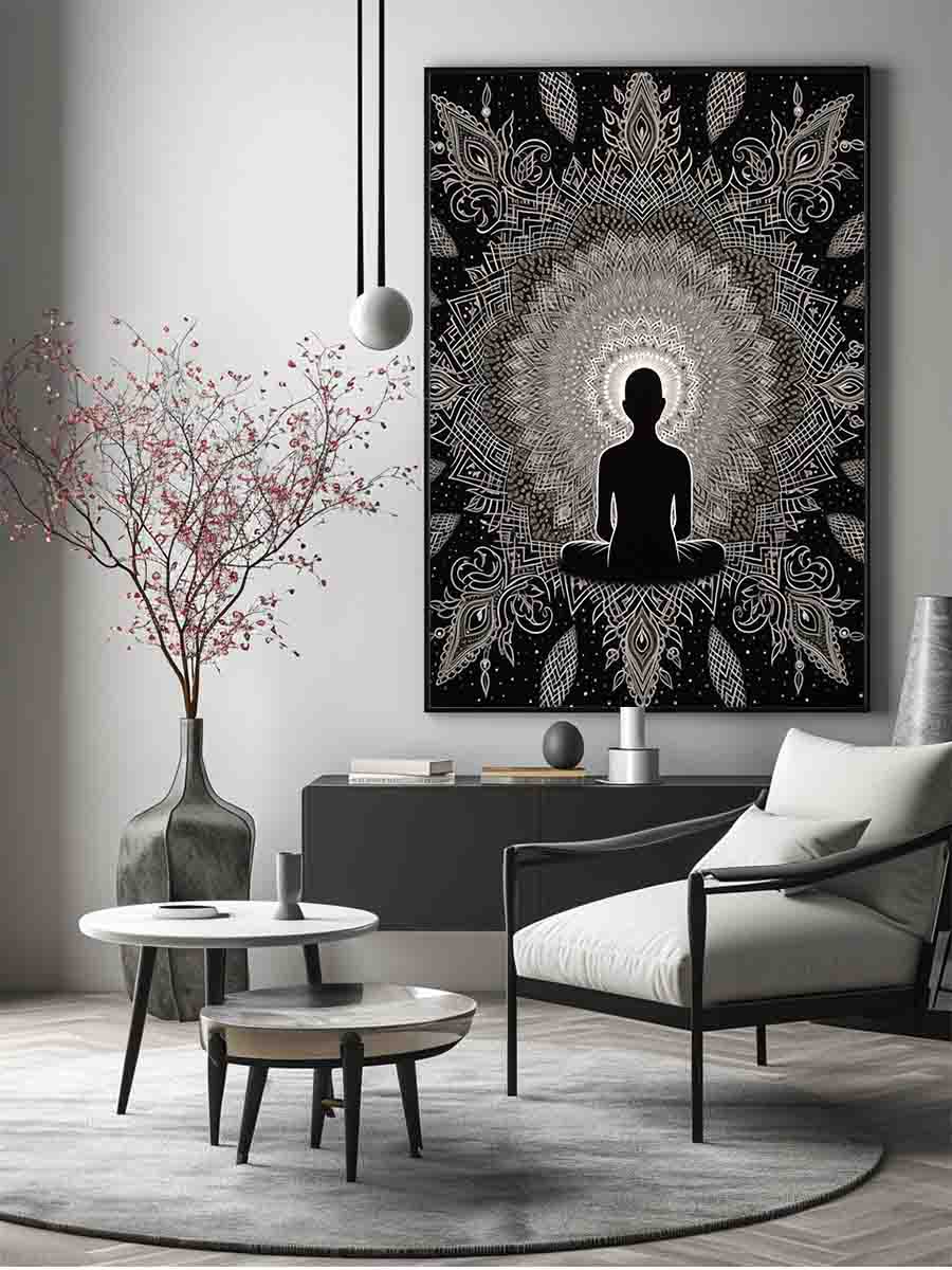 Meditation Poster Canvas Print