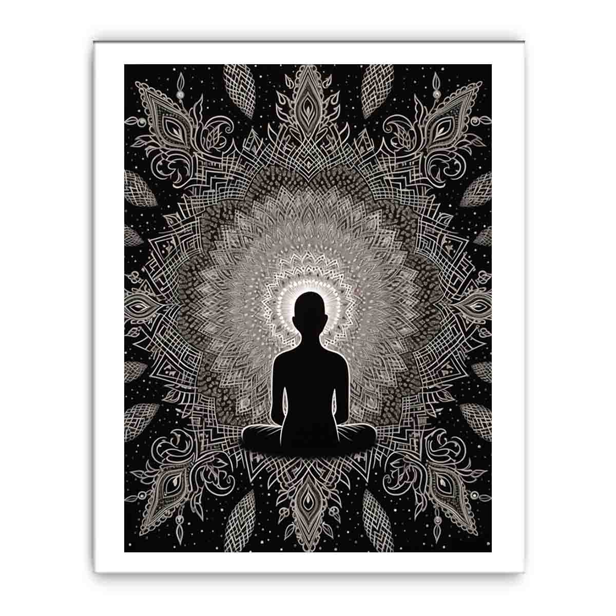 Meditation Poster Canvas Print