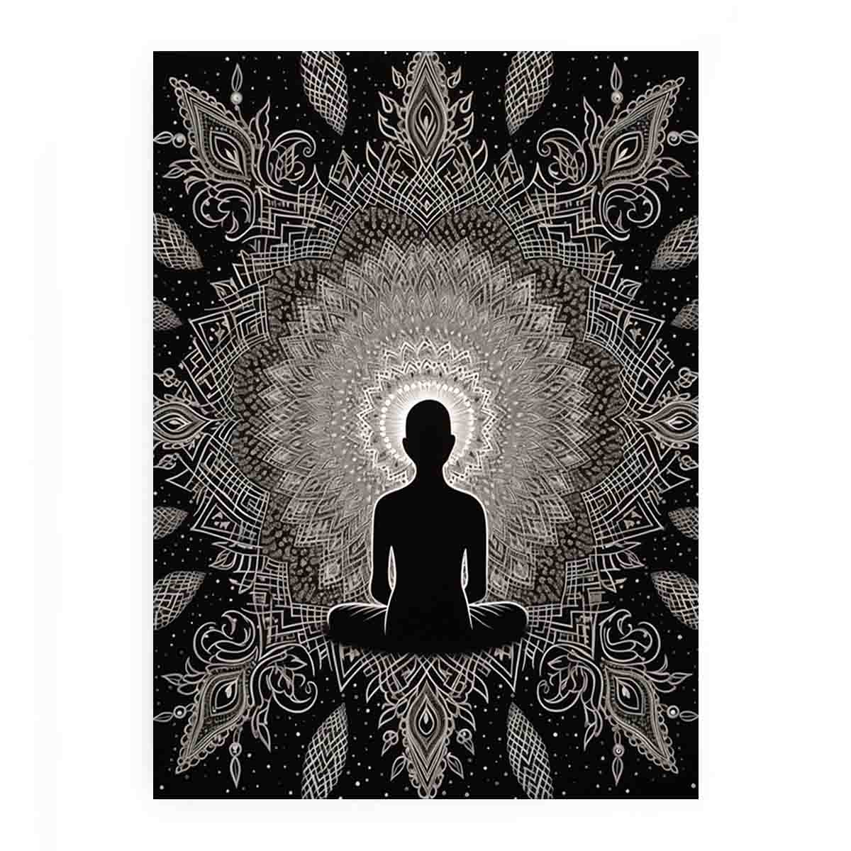 Meditation Poster Canvas Print