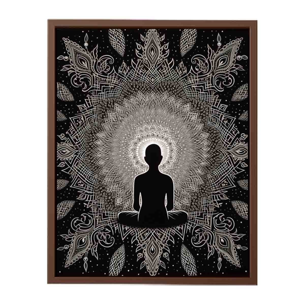 Meditation Poster Canvas Print