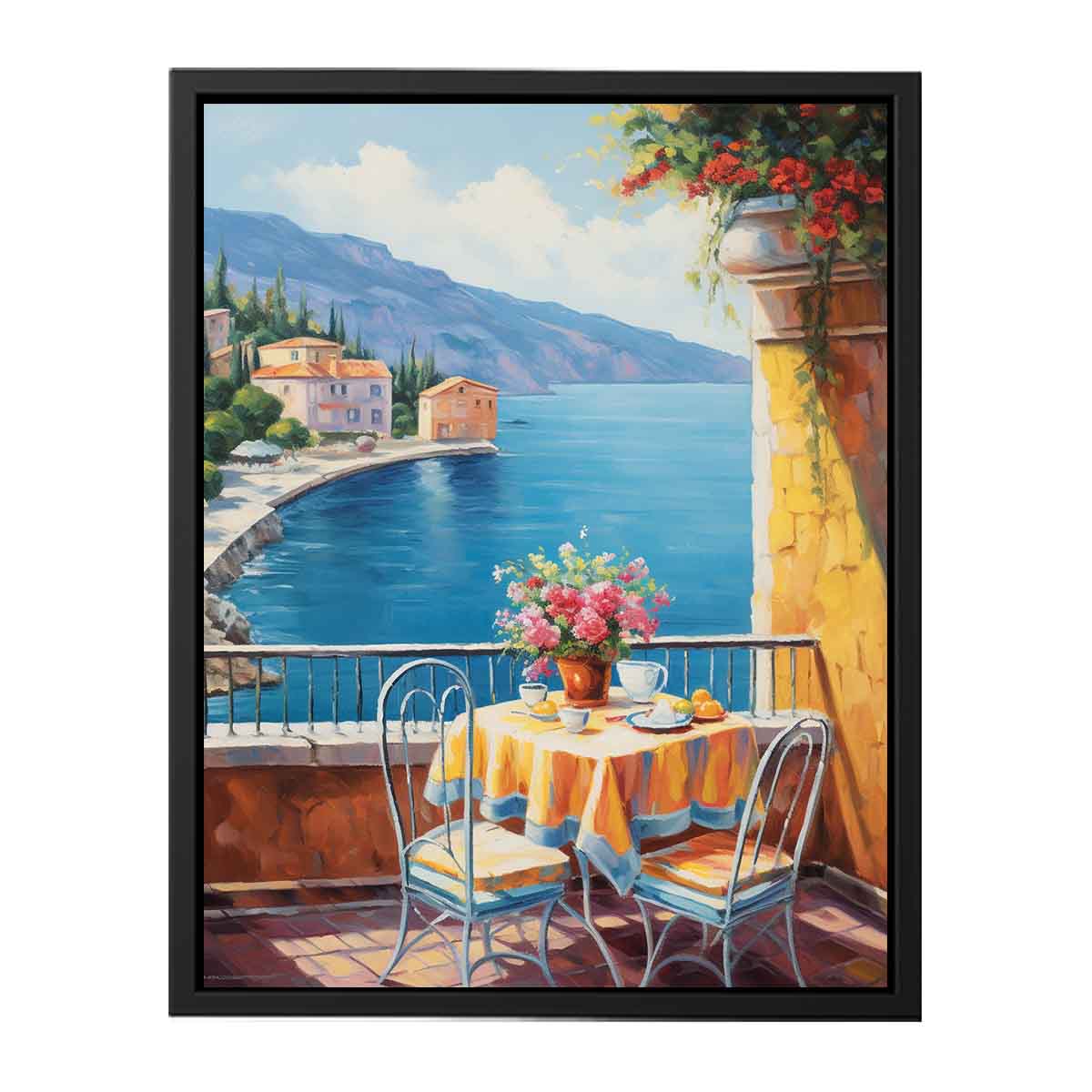 Mediterranean Art Painting  Canvas Print