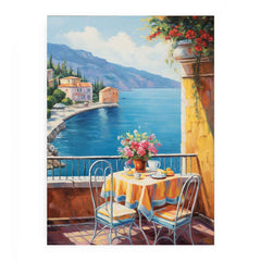 Mediterranean Art Painting  Canvas Print