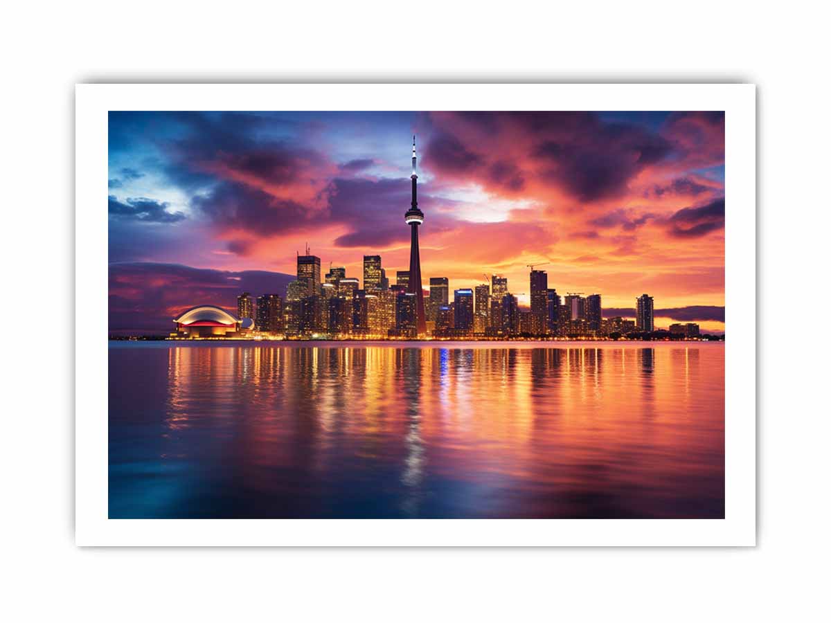 Toronto Art Canvas Print Painting