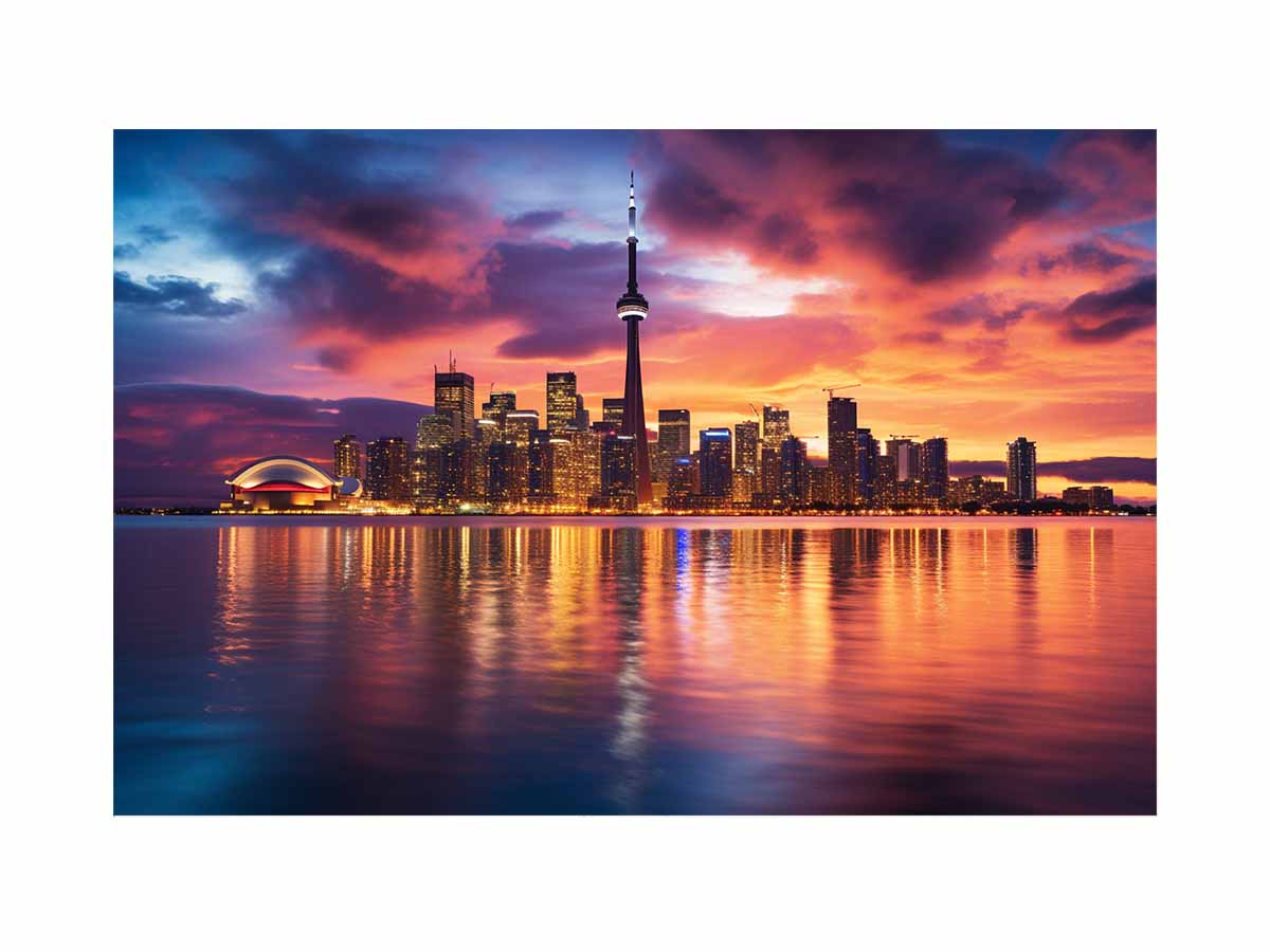 Toronto Art Canvas Print Painting