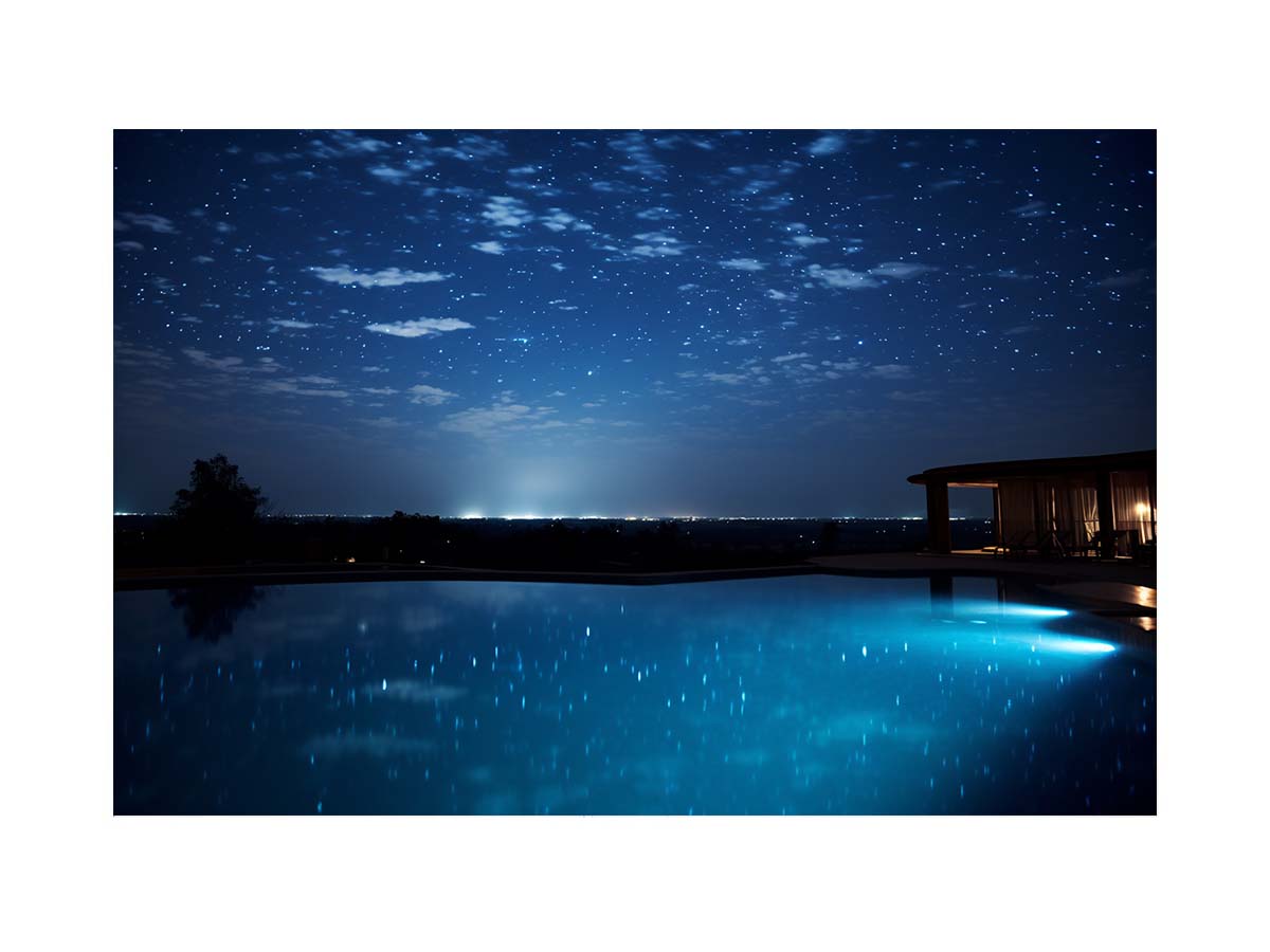 Dream House Galxy stars Artwork Canvas Print