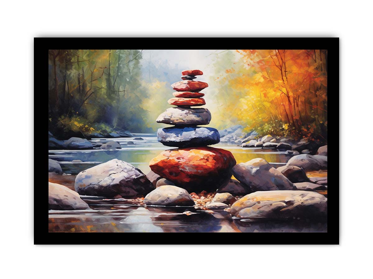 Stacking Stones Canvas Print