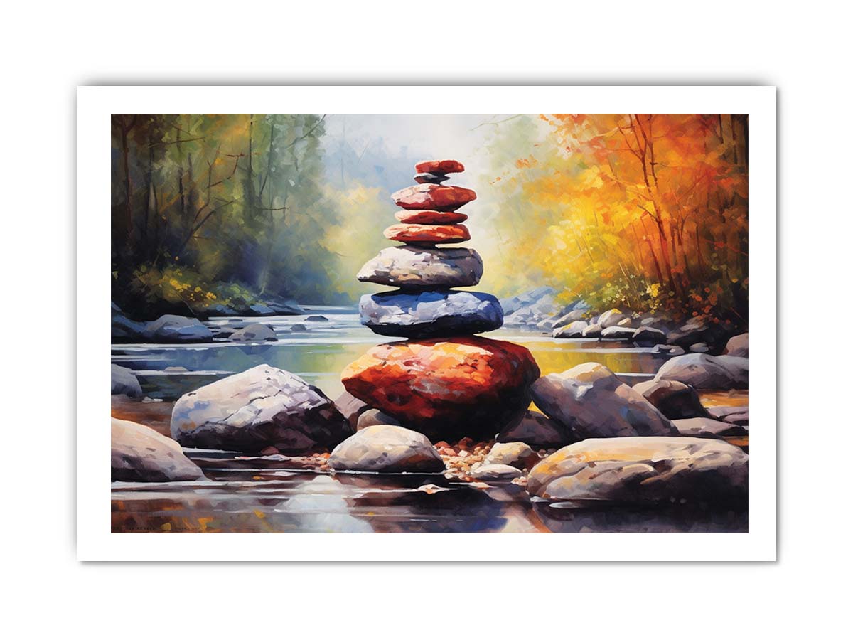 Stacking Stones Canvas Print