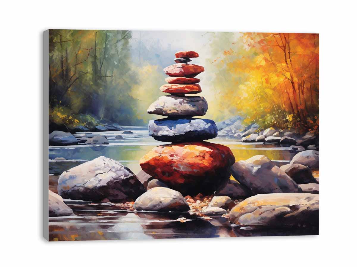 Stacking Stones Canvas Print