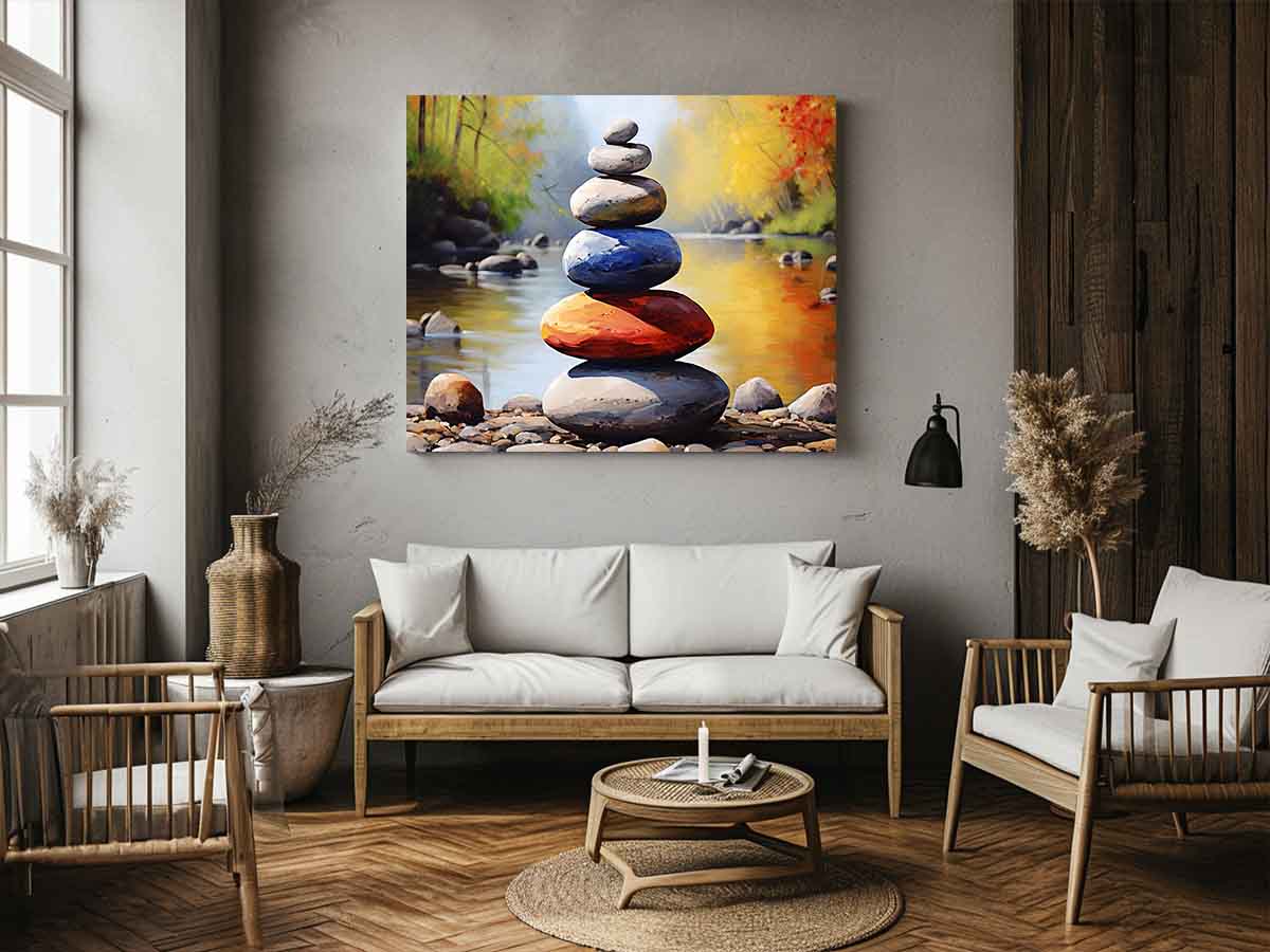 Stacking Stones Canvas Print