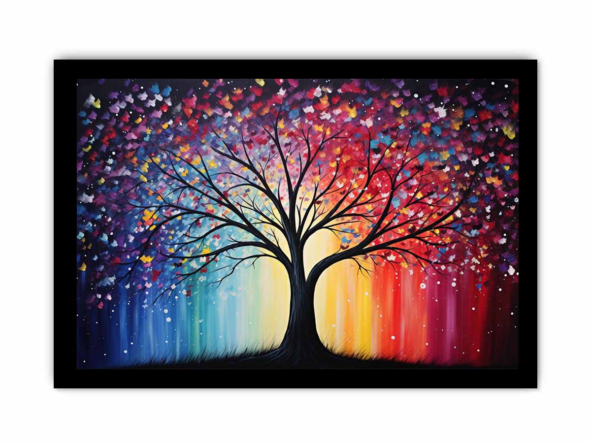Sparkling Tree  Canvas Print Painting