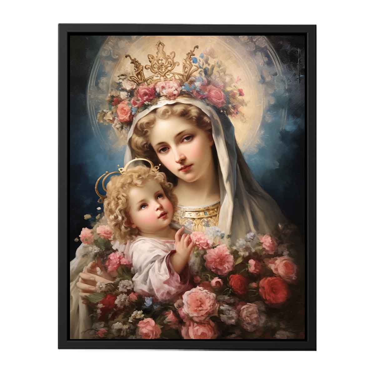 Beautiful Virgin Mary Artwork  Canvas Print