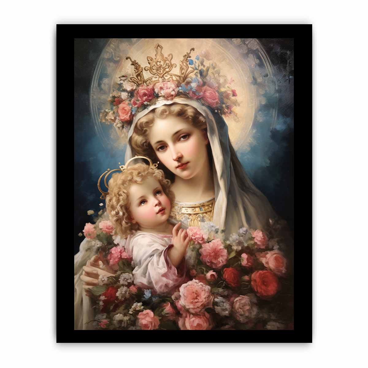 Beautiful Virgin Mary Artwork  Canvas Print