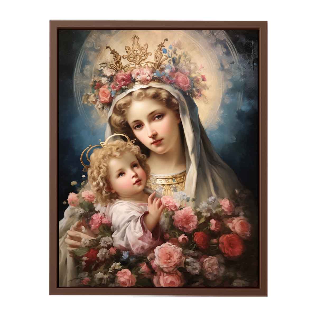Beautiful Virgin Mary Artwork  Canvas Print