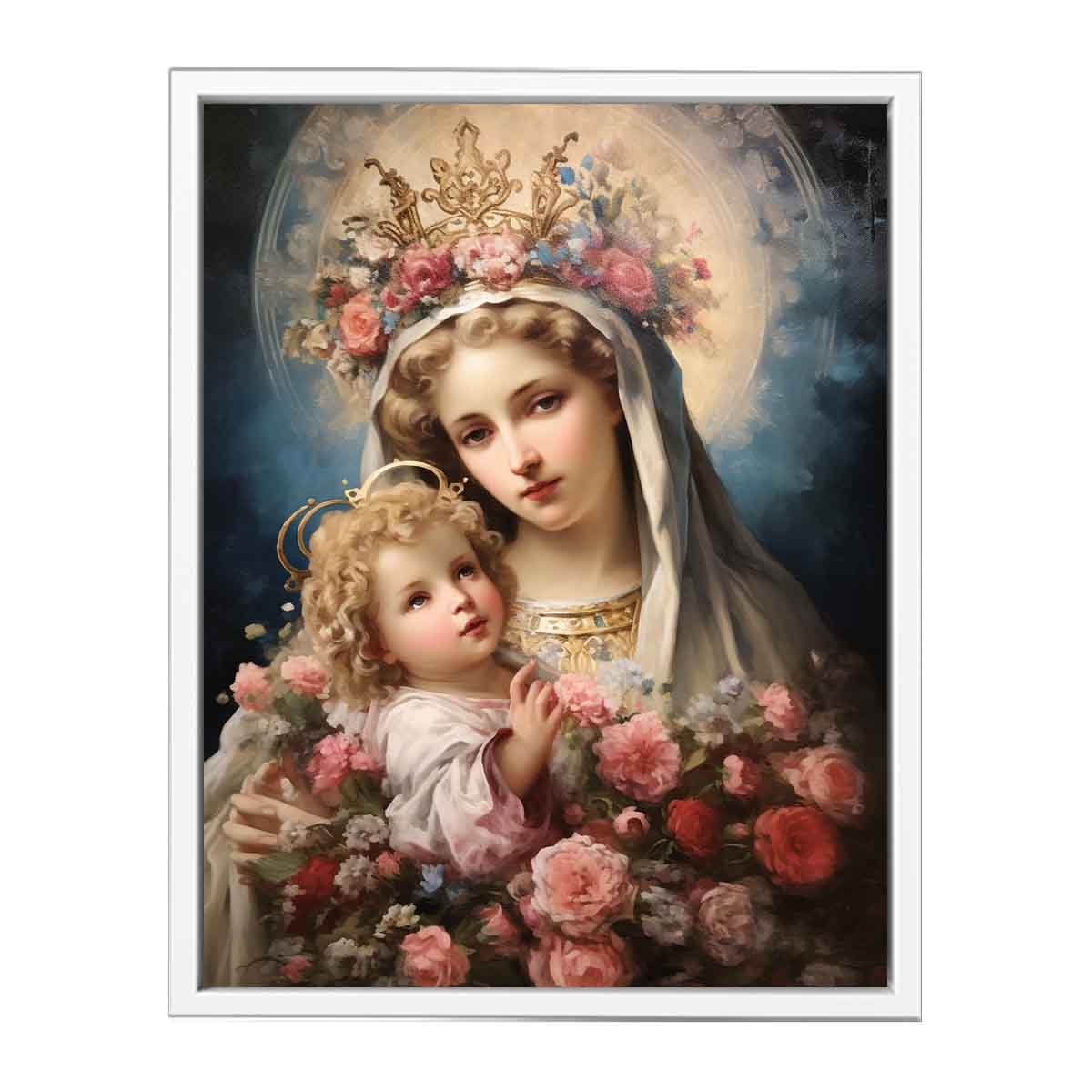 Beautiful Virgin Mary Artwork  Canvas Print