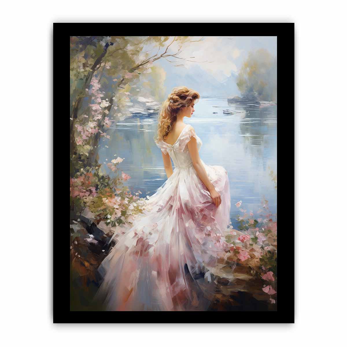 Dream Girl  Canvas  Painting Print