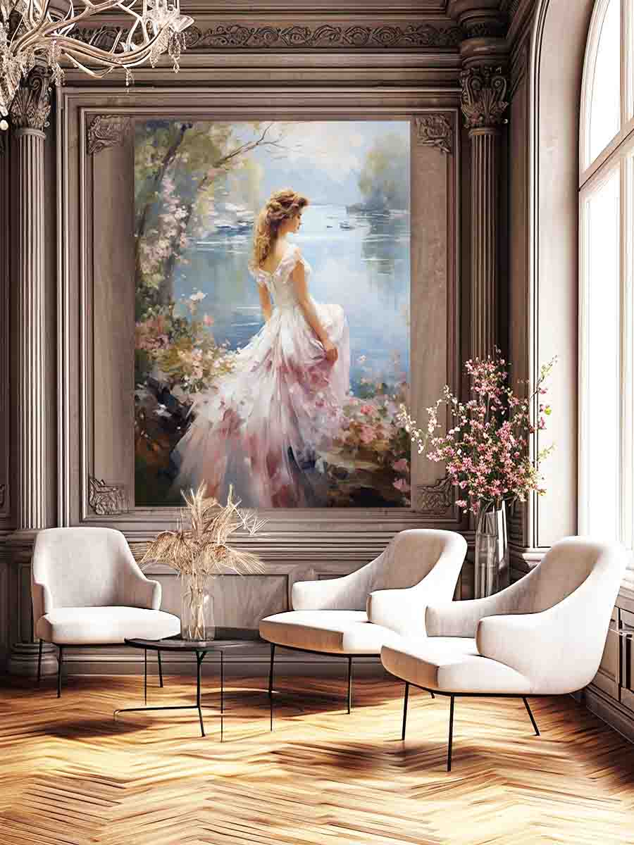 Dream Girl  Canvas  Painting Print