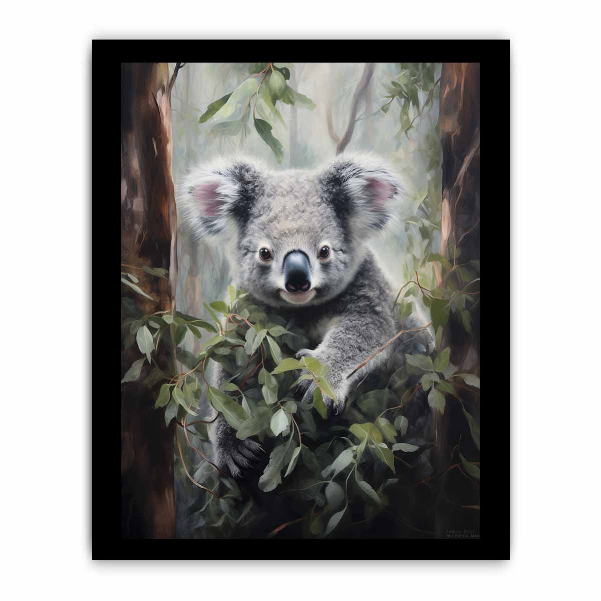 Koala Art Canvas Painting  Print