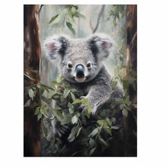 Koala Art Canvas Painting  Print