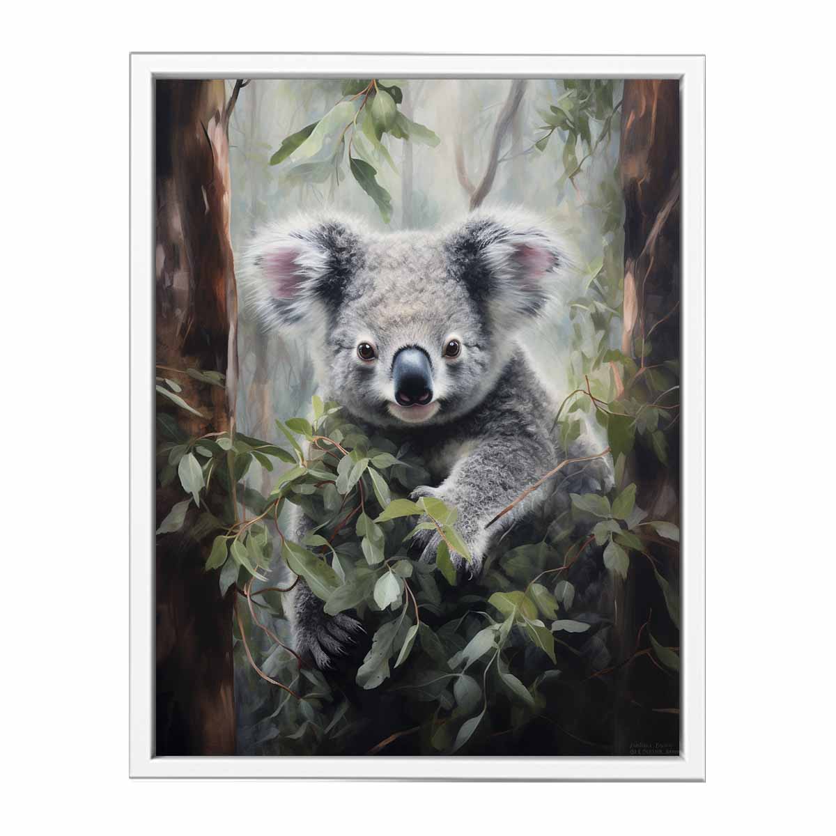 Koala Art Canvas Painting  Print
