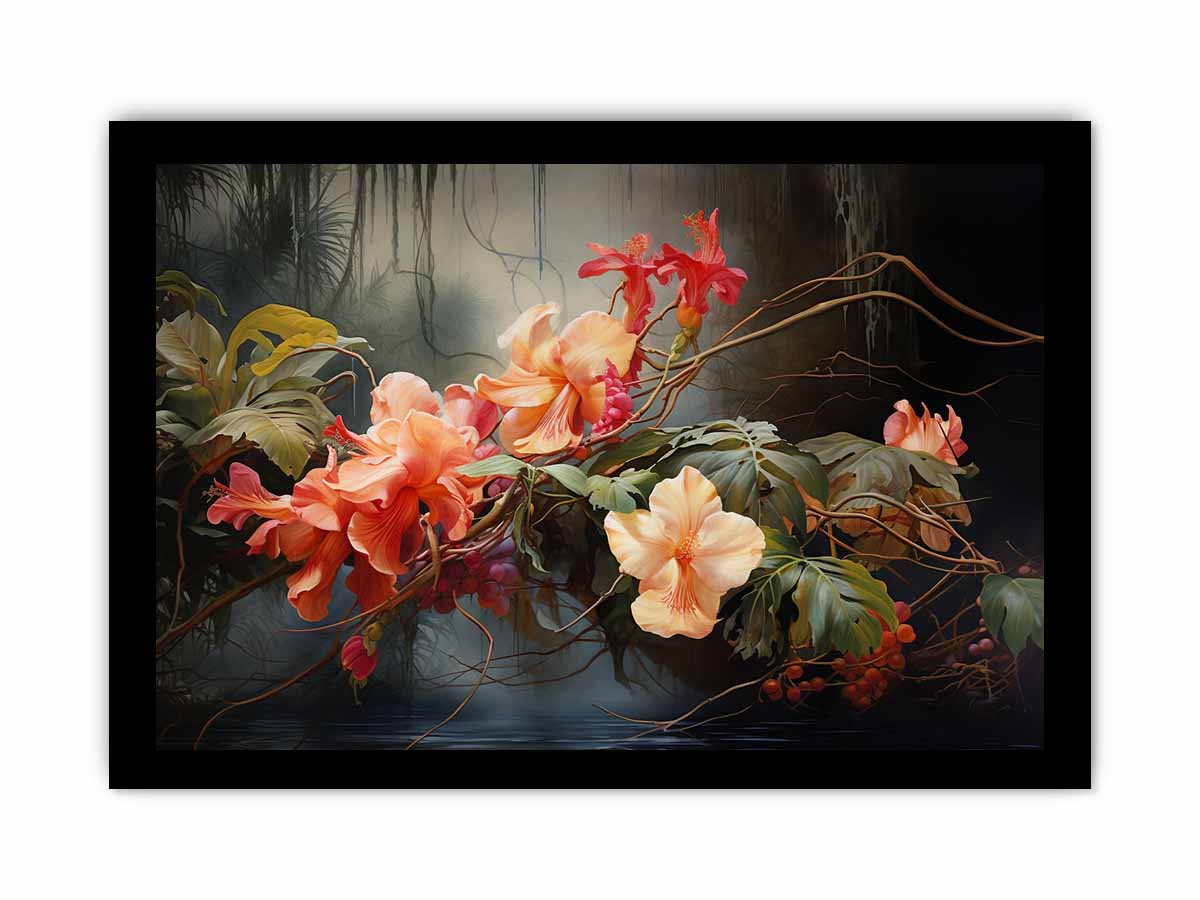 Flower Botanical Art Canvas Print