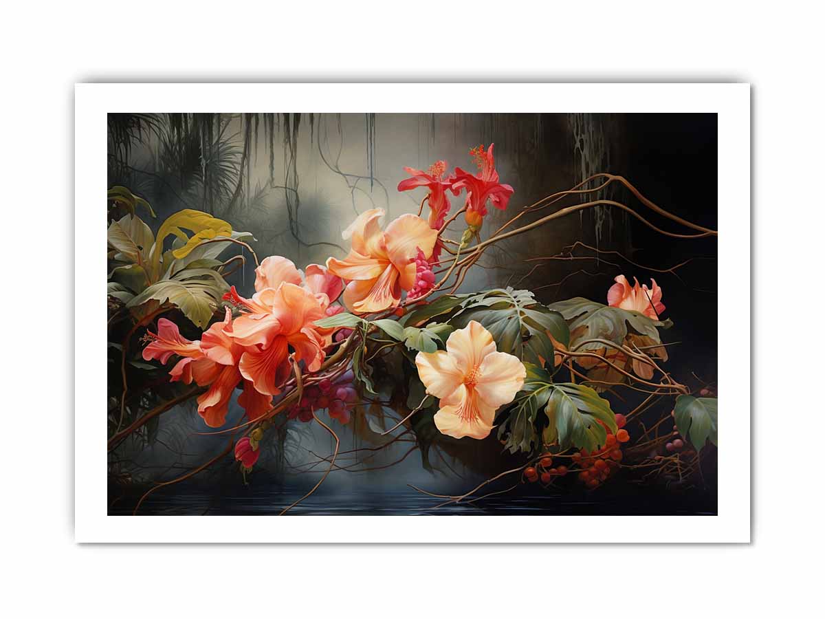 Flower Botanical Art Canvas Print