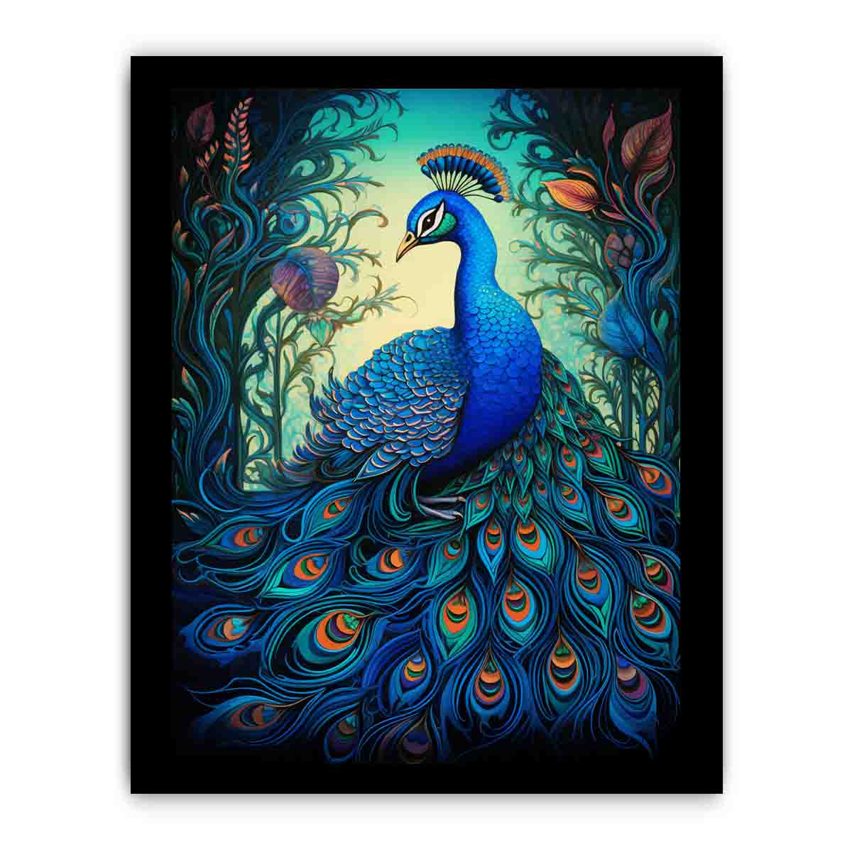 Beautiful Peacock  Canvas Print